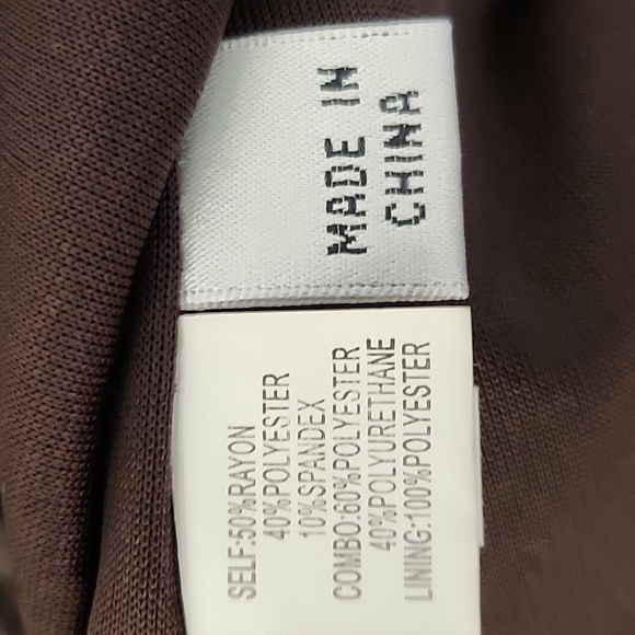 Kay Unger New York  cocktail dress Chocolate Brown Sz 6 - Picture 16 of 16